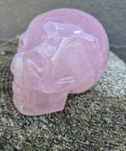 Braziliaanse rozenkwarts skull