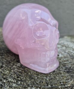 Braziliaanse rozenkwarts skull