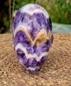 Alternative view of Chevron amethist Innerlijk Kind skull