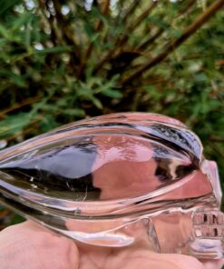 Alternative view of Braziliaanse rook/lemuurkwarts traveller schedel 2