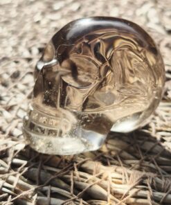 Alternative view of Braziliaanse rookkwarts/lemuur skull 19