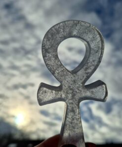Alternative view of Bergkristal Egyptische ankh