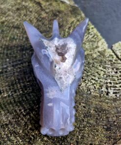 Agaat geode draken schedel