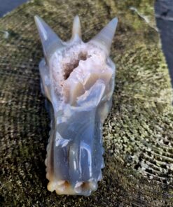 Agaat geode draken schedel 2