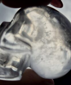 Alternative view of Braziliaanse lemuurkwarts skull 07