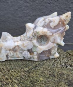 Bloemagaat draken schedel