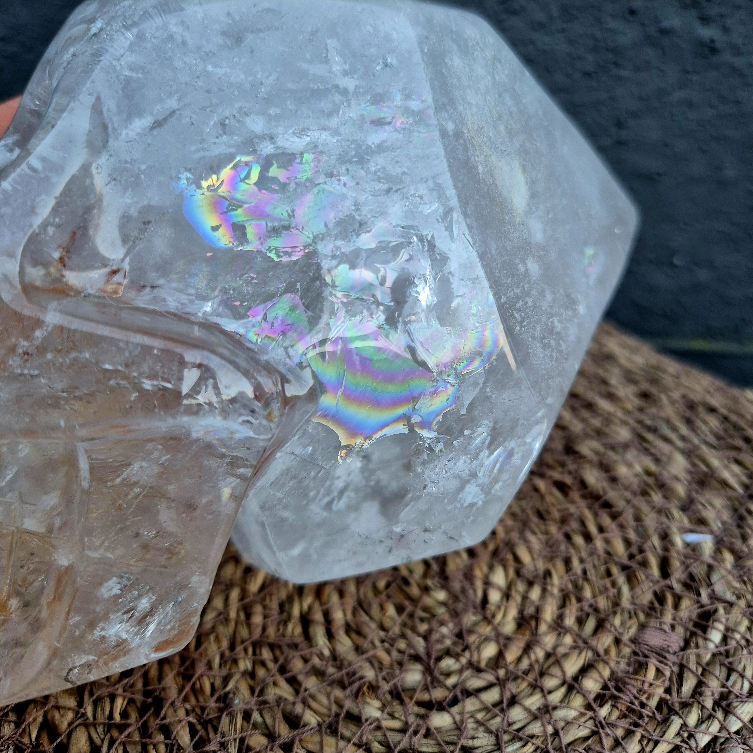 Kwarts met Lemuurkwarts skull - Afbeelding 4