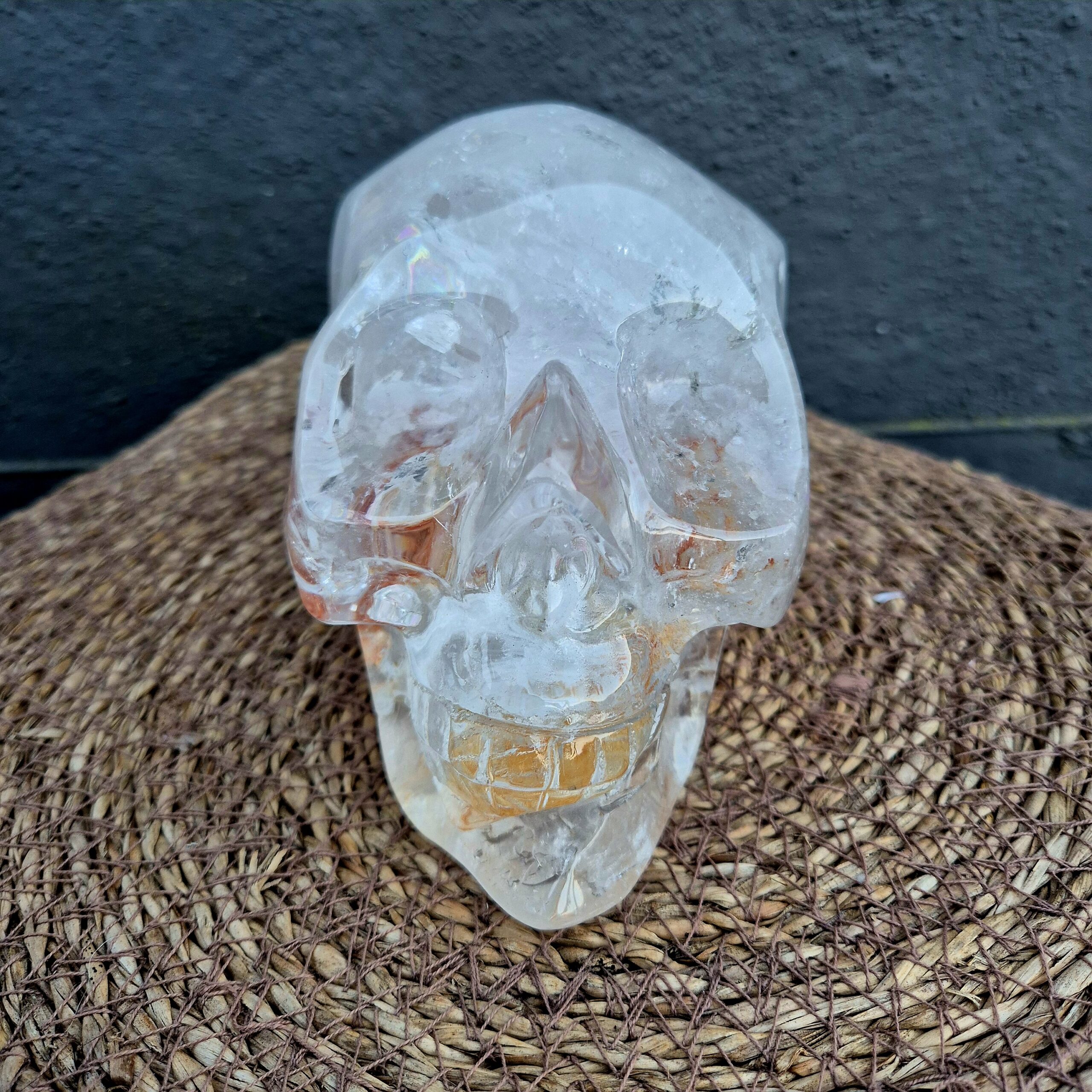 Kwarts met Lemuurkwarts skull - Afbeelding 3