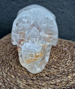 Alternative view of Kwarts met Lemuurkwarts skull