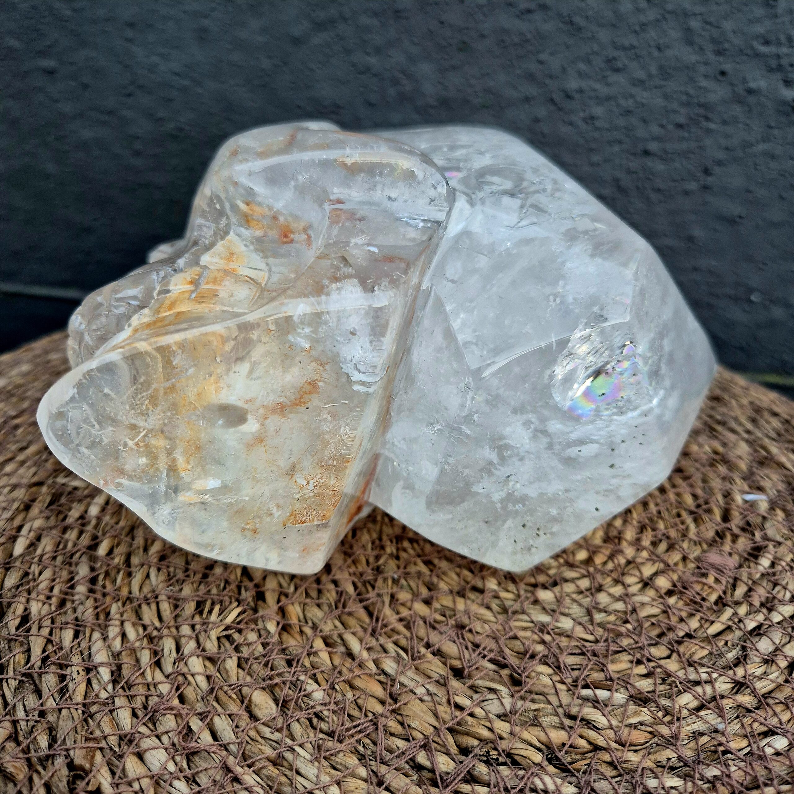 Kwarts met Lemuurkwarts skull - Afbeelding 10