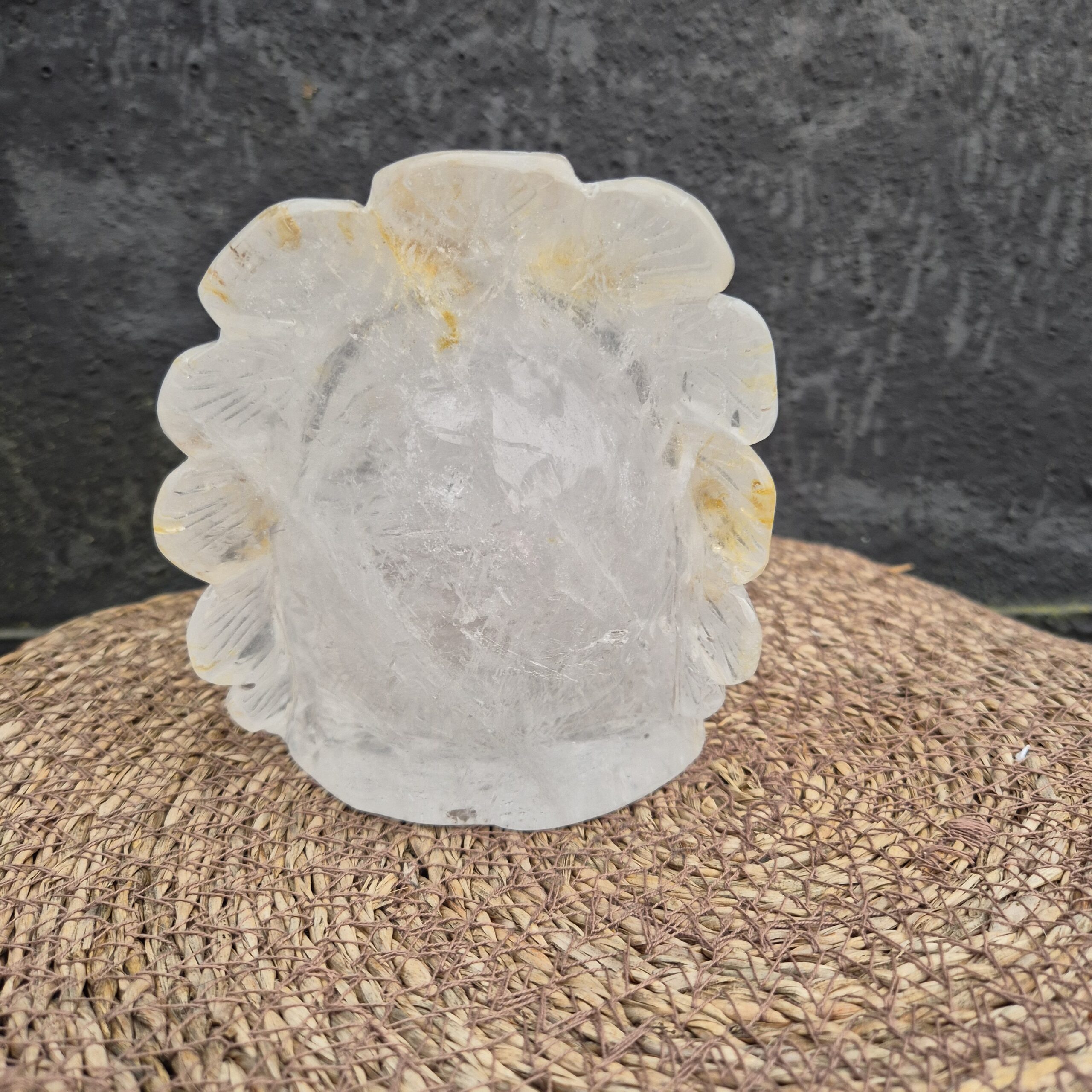 Mystiek Native skull bergkristal - Afbeelding 2