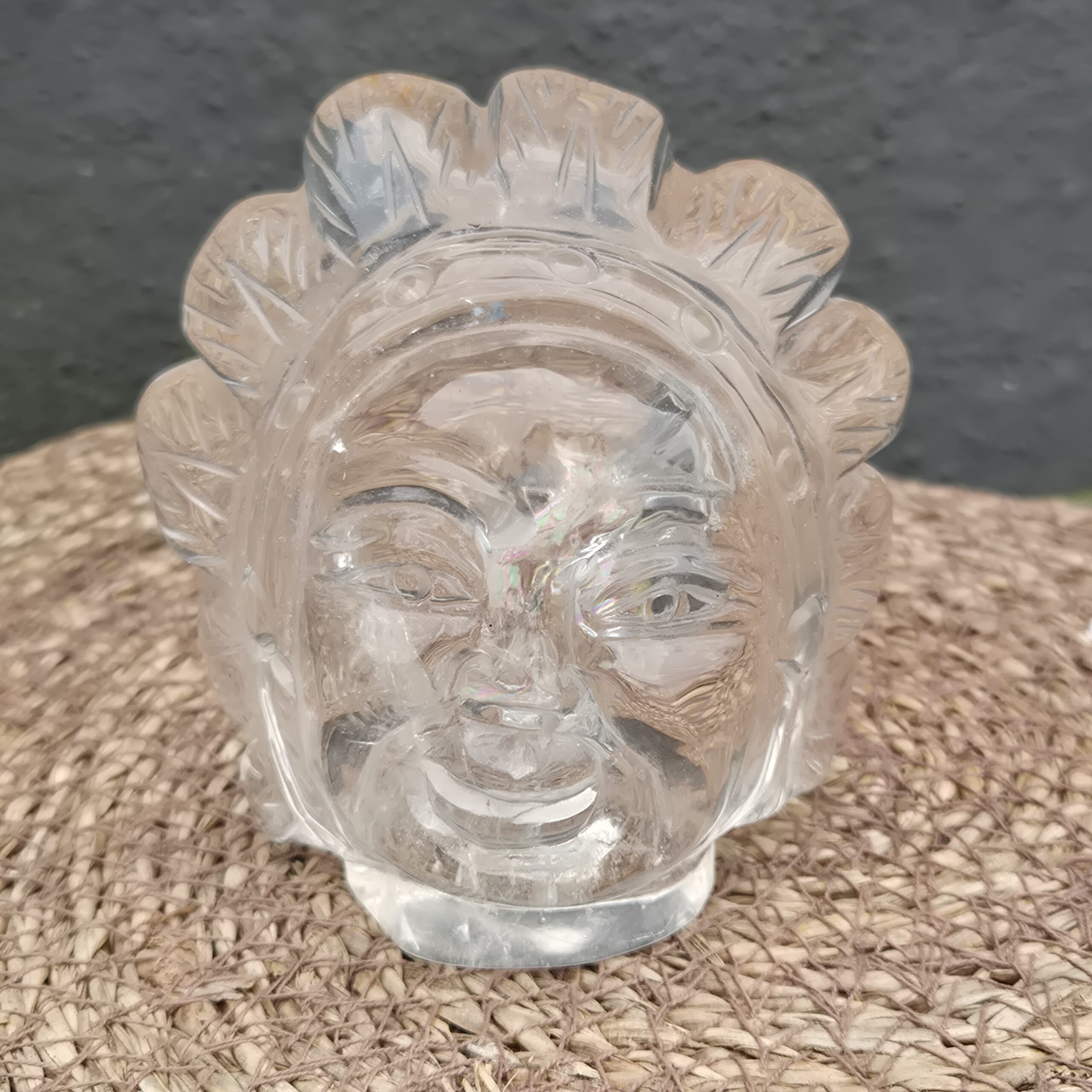 Mystiek Native skull lemuurkwarts - Afbeelding 5