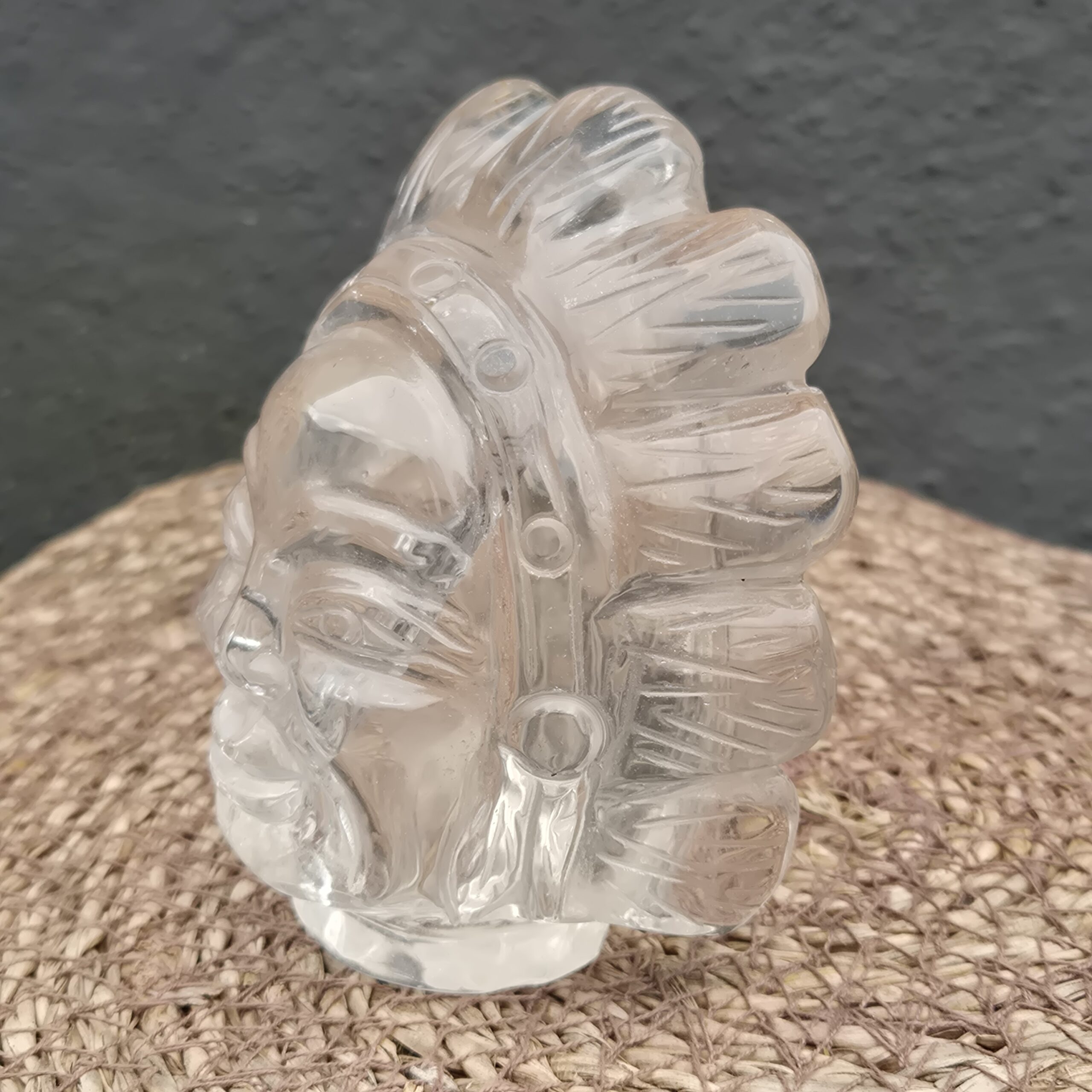 Mystiek Native skull lemuurkwarts - Afbeelding 10