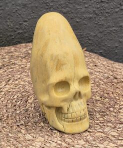 Peruaanse jaspis longhead schedel3