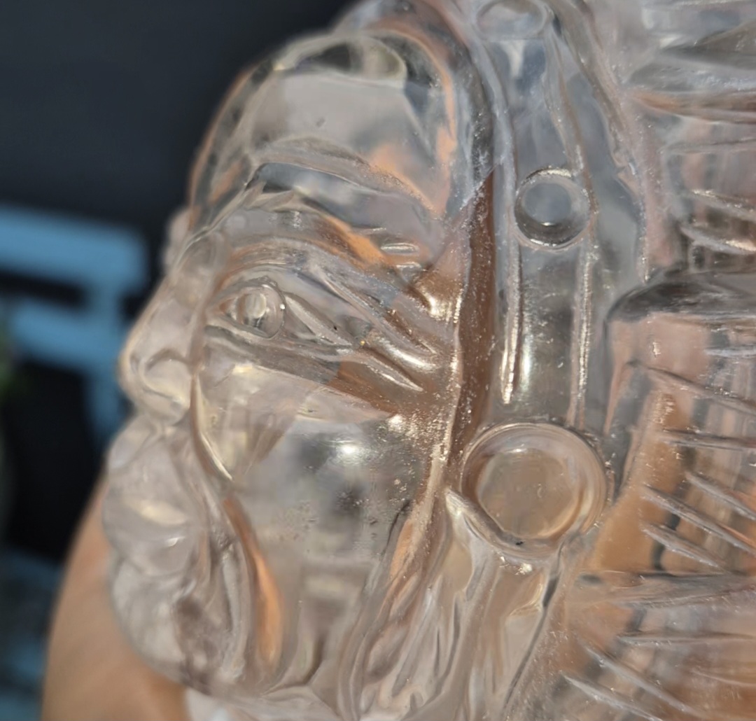 Mystiek Native skull lemuurkwarts - Afbeelding 4