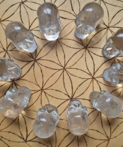 Cirkel Braziliaanse lemuurkwarts schedels