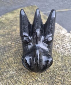 Zwarte obsidiaan draken skull 7