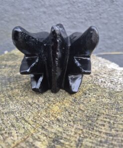 Alternative view of Zwarte obsidiaan draken skull 7