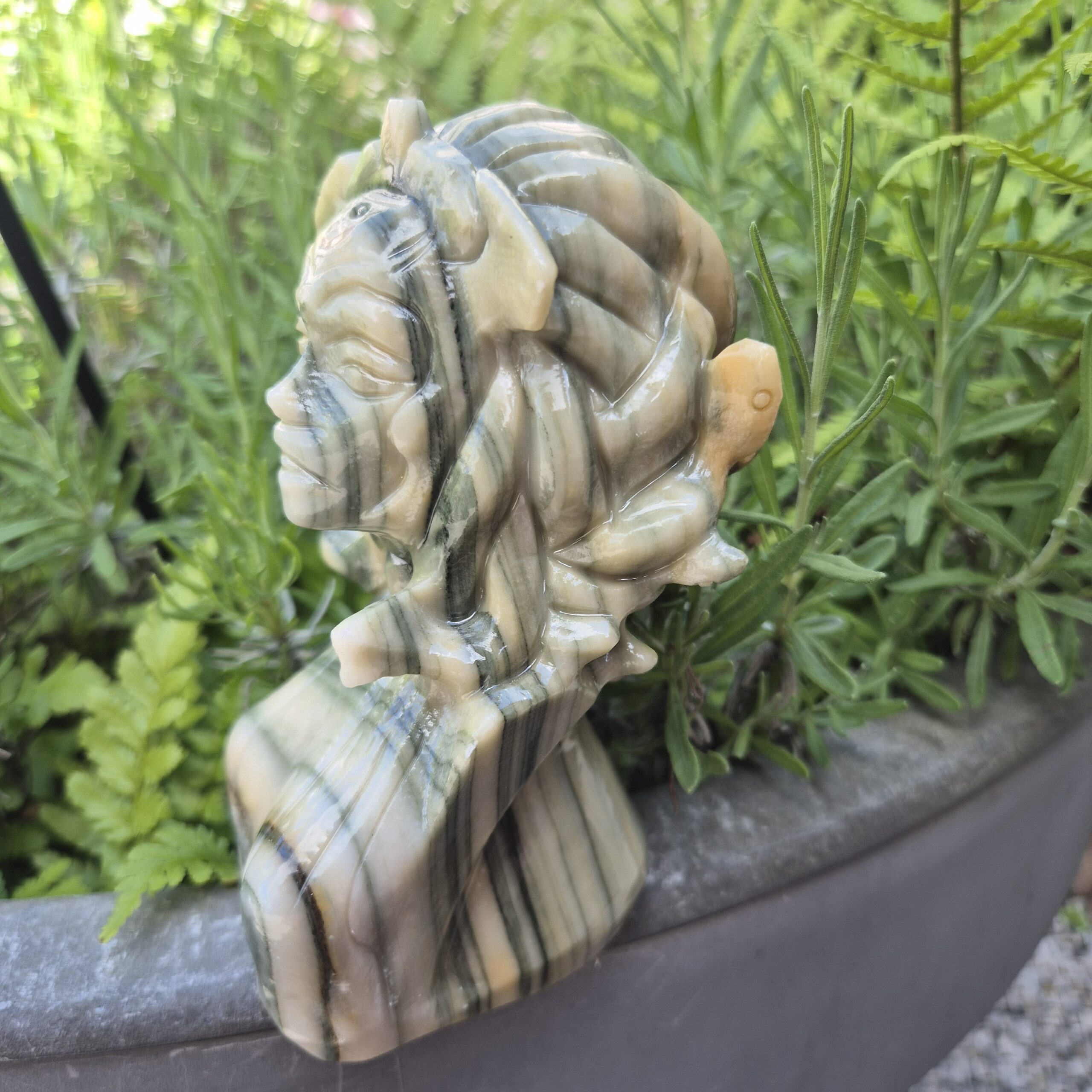 Afgaanse jade Medusa - Afbeelding 5