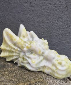 Lemoen jade waterdraken skull