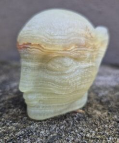 Alternative view of Afgaanse jade avatar skull 1