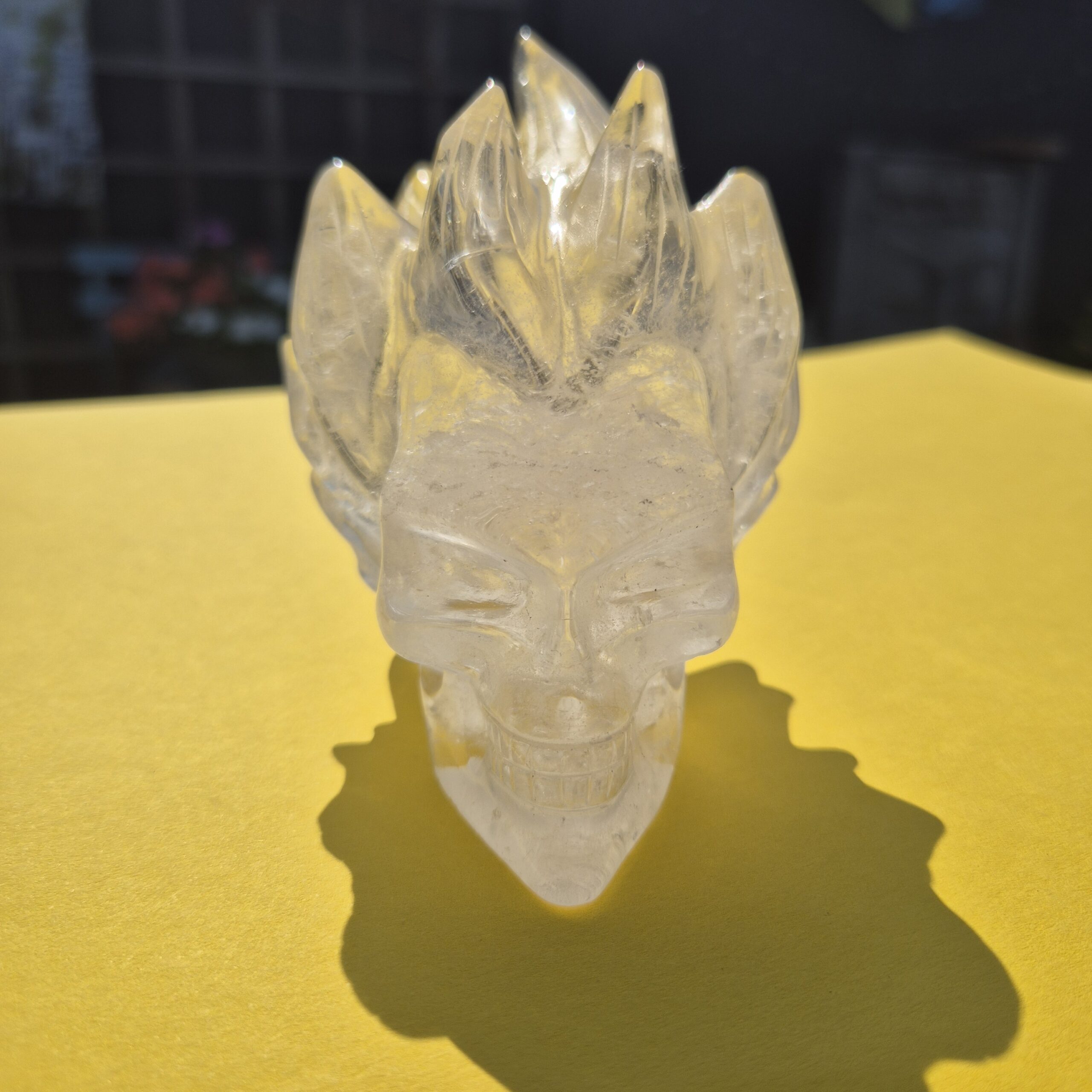 Heldere bergkristal punk skull - Afbeelding 7