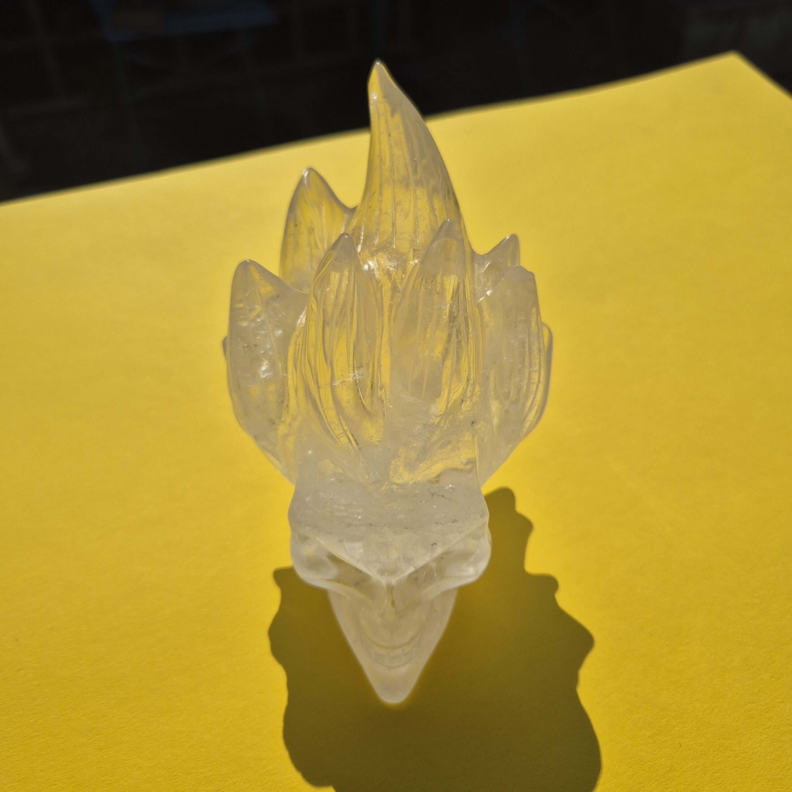 Heldere bergkristal punk skull - Afbeelding 6