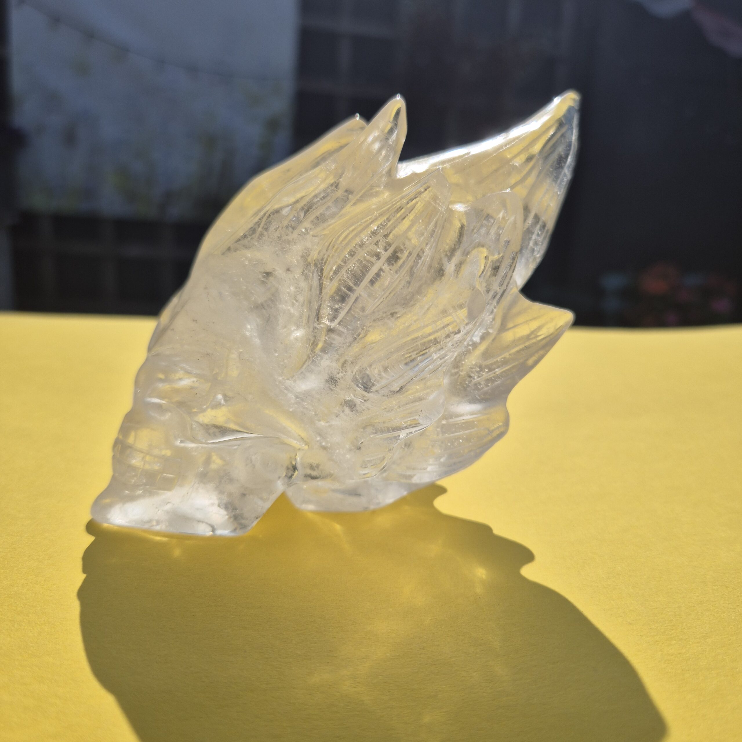Heldere bergkristal punk skull - Afbeelding 5