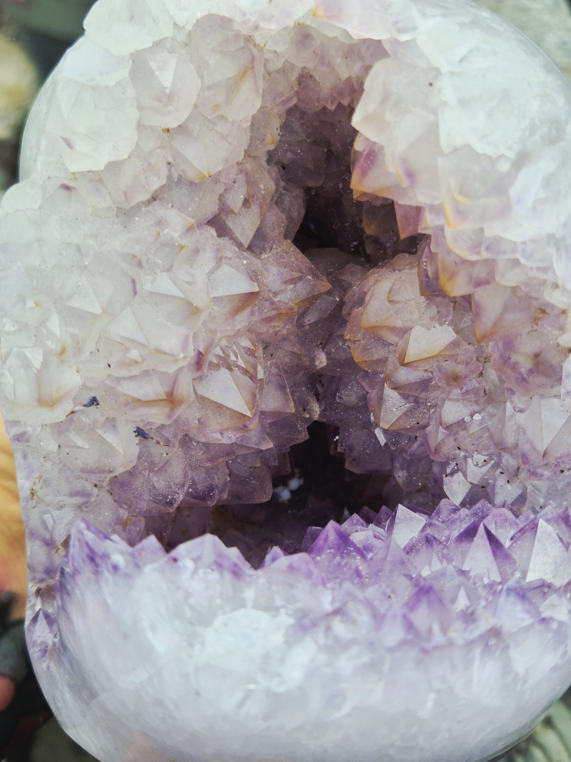 Agaat amethist geode Elf skull - Afbeelding 8