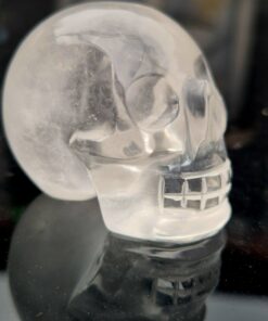Alternative view of Braziliaanse lemuurkwarts skull 24