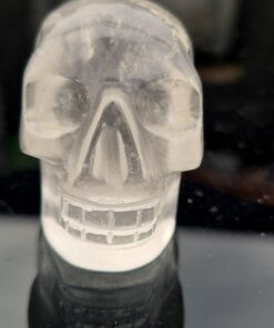 Alternative view of Braziliaanse lemuurkwarts skull 23