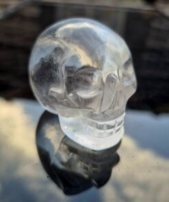 Alternative view of Braziliaanse lemuurkwarts skull B