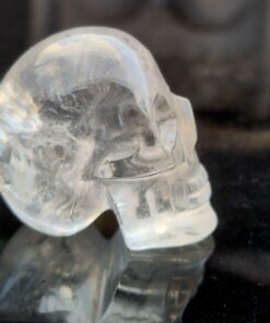 Alternative view of Braziliaanse lemuurkwarts skull D
